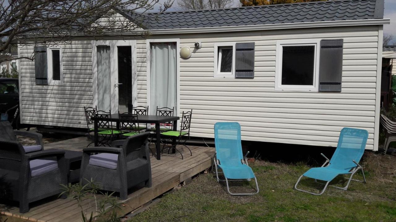 Mobil Home Recent Clim 3Ch Camping3* Piscine Argeles-sur-Mer Exterior photo